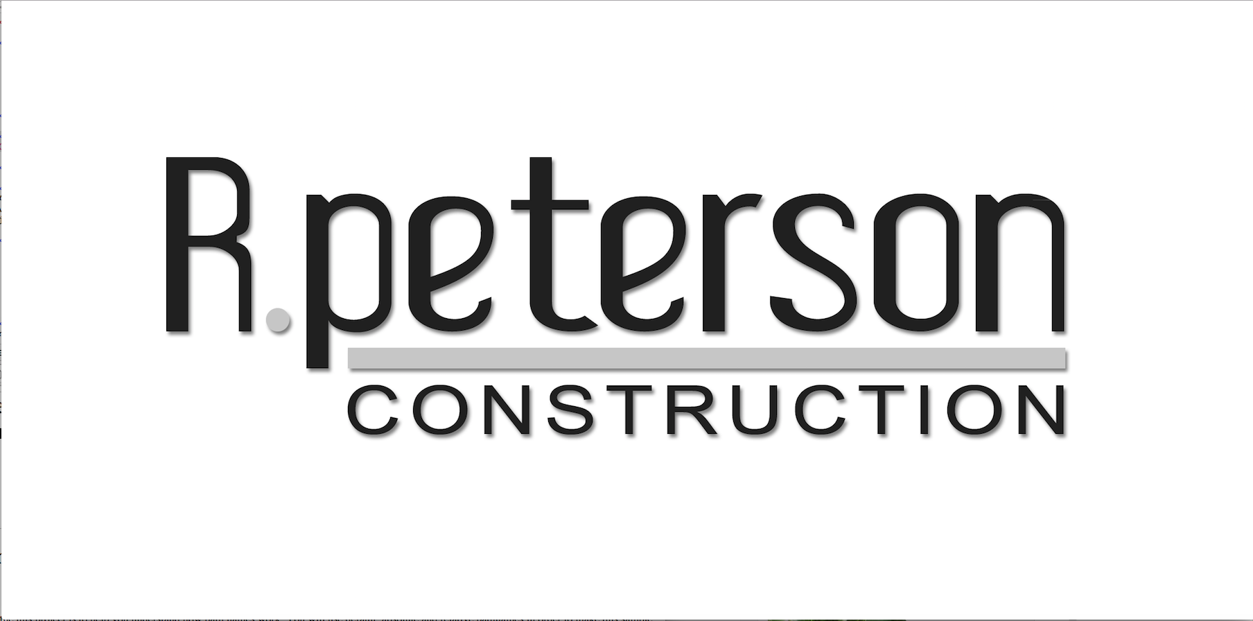 R Peterson Construction Logo
